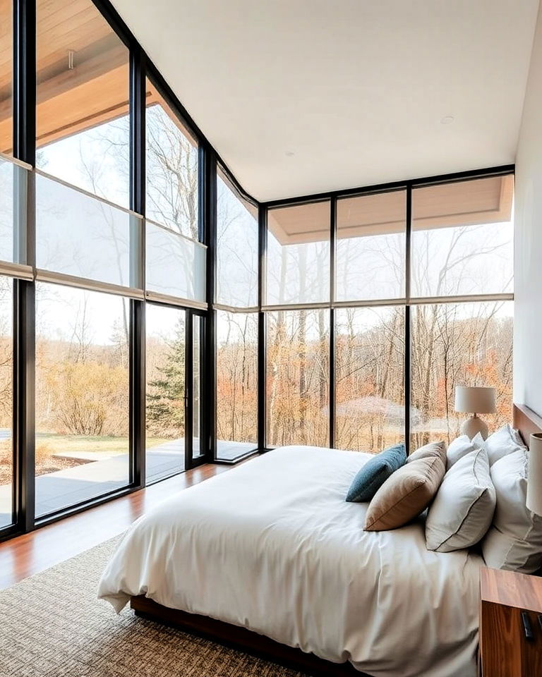 window walls for seamless outdoor connection
