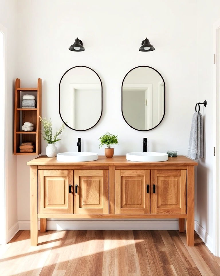 wood vanity