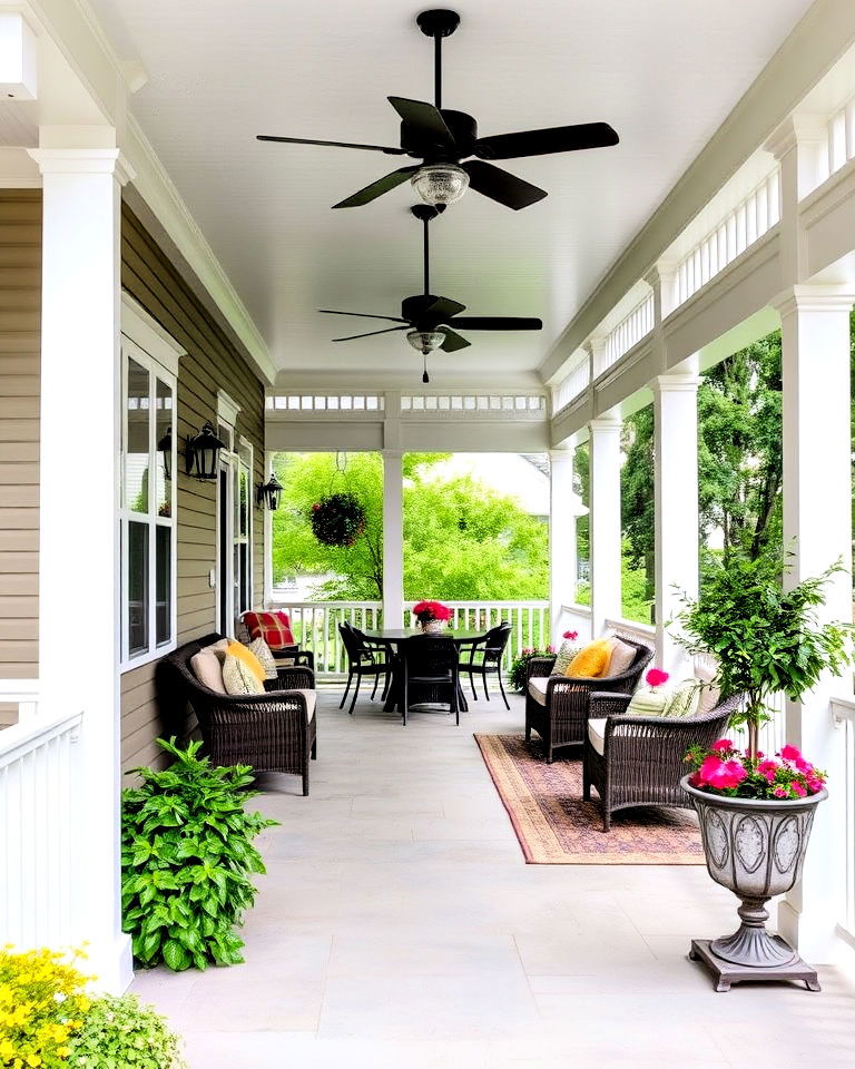 wraparound porch for a classic look