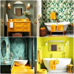 yellow and green bathroom ideas