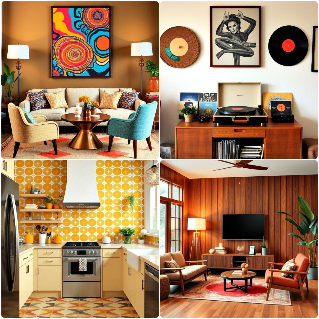 25 Funky 1970s-inspired Design Ideas That Still Shine