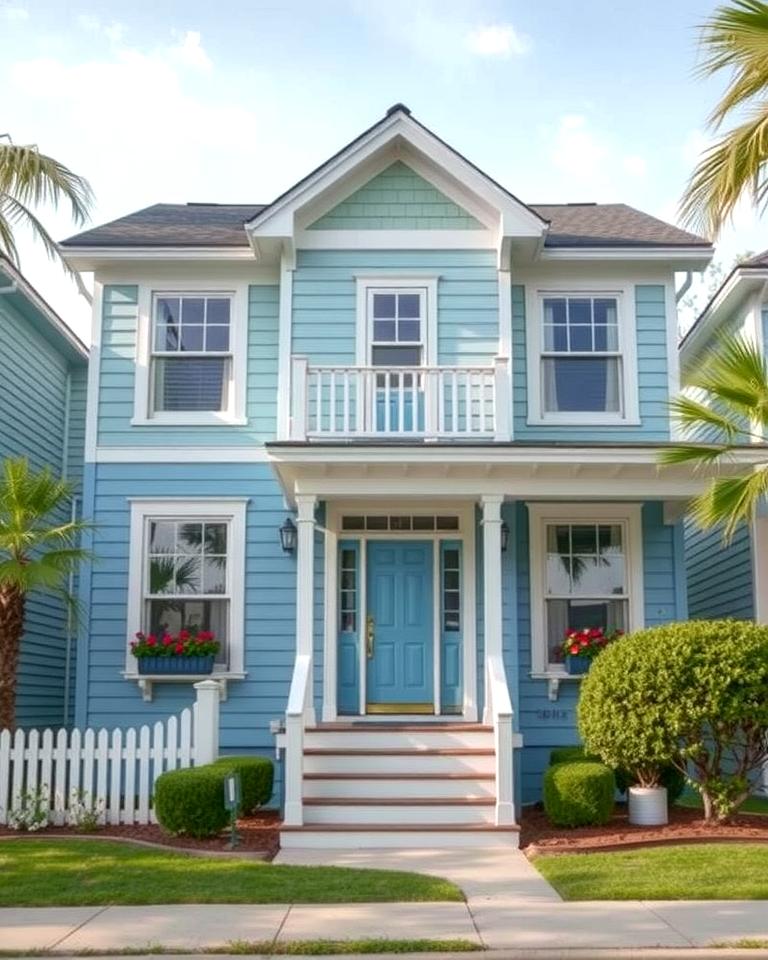 Coastal Blue Favored by Seaside Dwellers