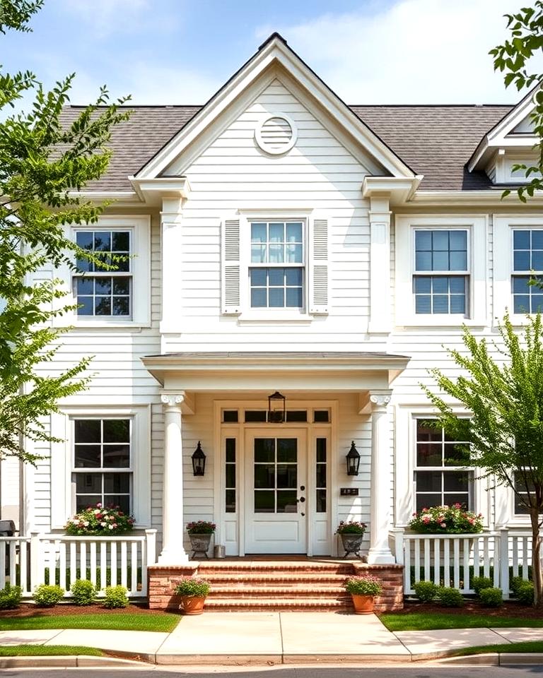 Cream White Embraced by Elegant Traditionalists