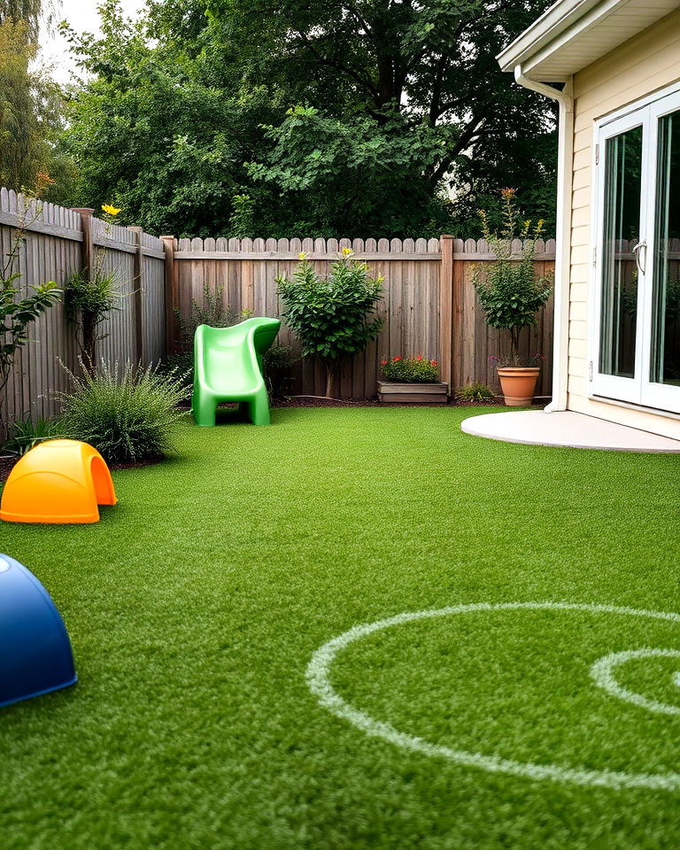 Kid Friendly Turf Play Area