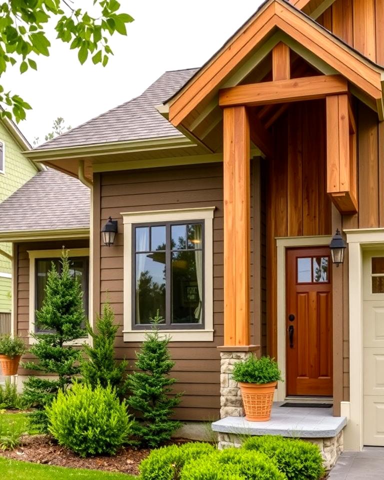 Natural Wood Tones Preferred by Sustainable Builders