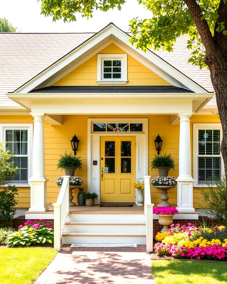 Pale Yellow Selected by Cheerful Homeowners