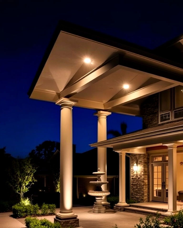 accent lighting for unique features