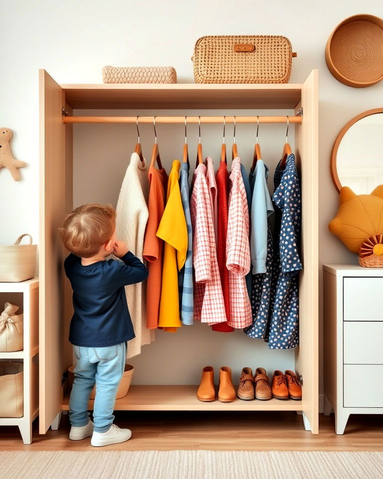 accessible clothing storage