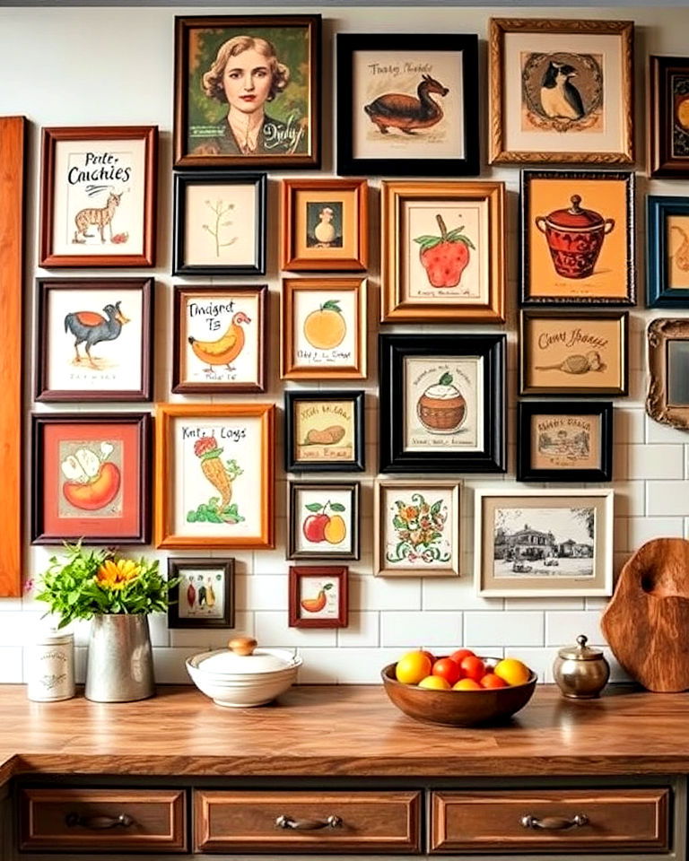 add a gallery wall of unique art
