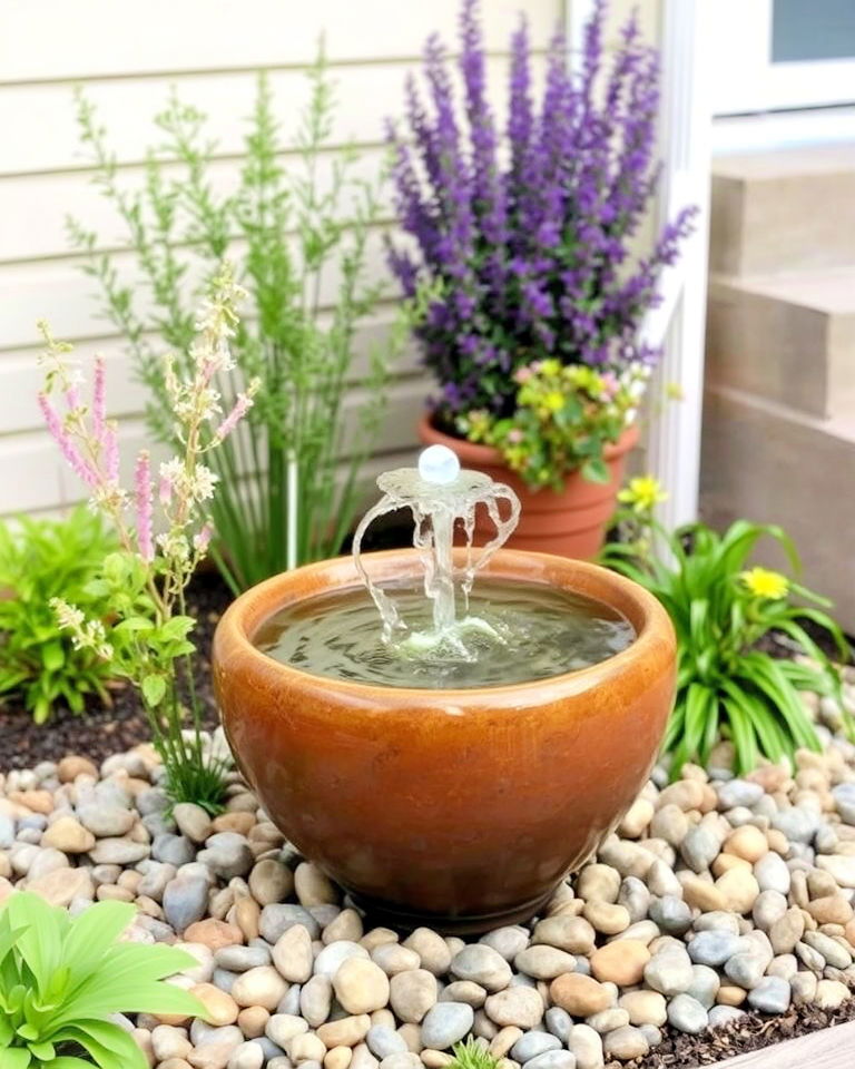 add a small water feature