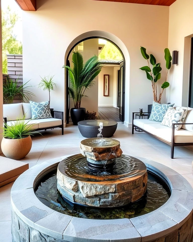 add a water feature to the california room