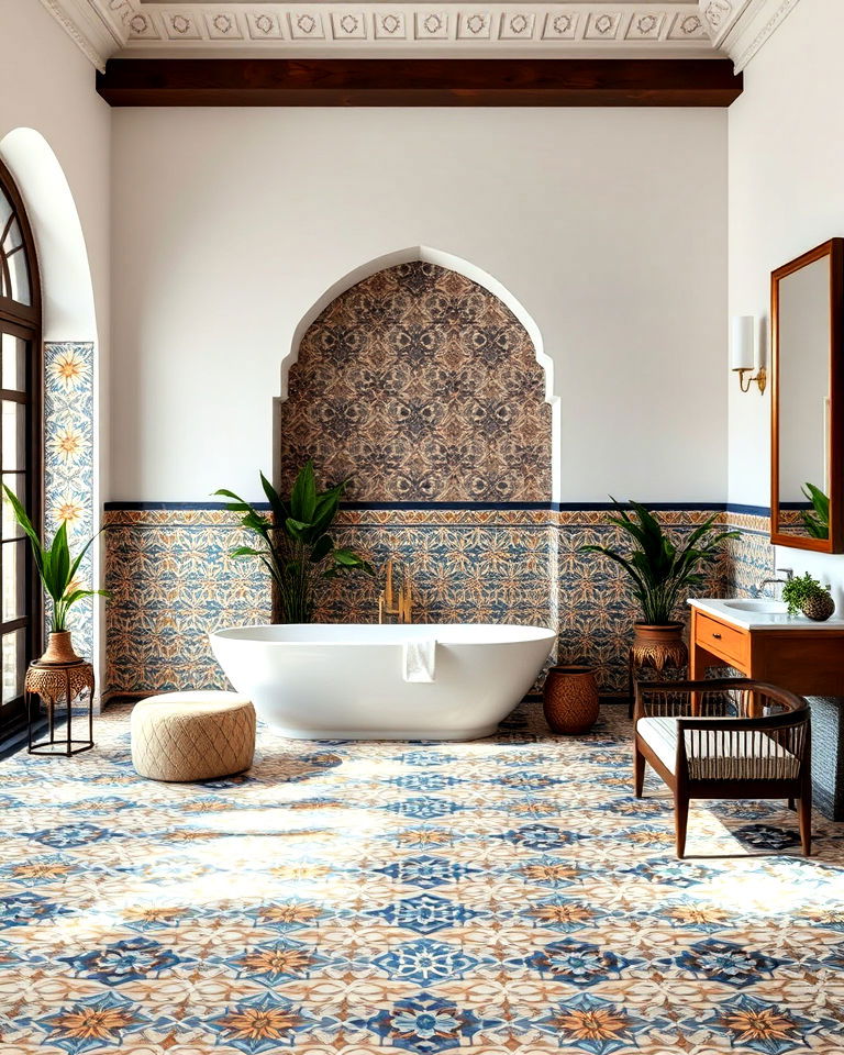 add geometric tiles