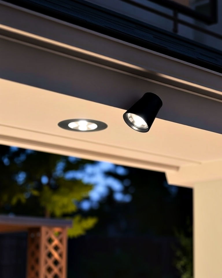 adjustable beam soffit lights for versatility
