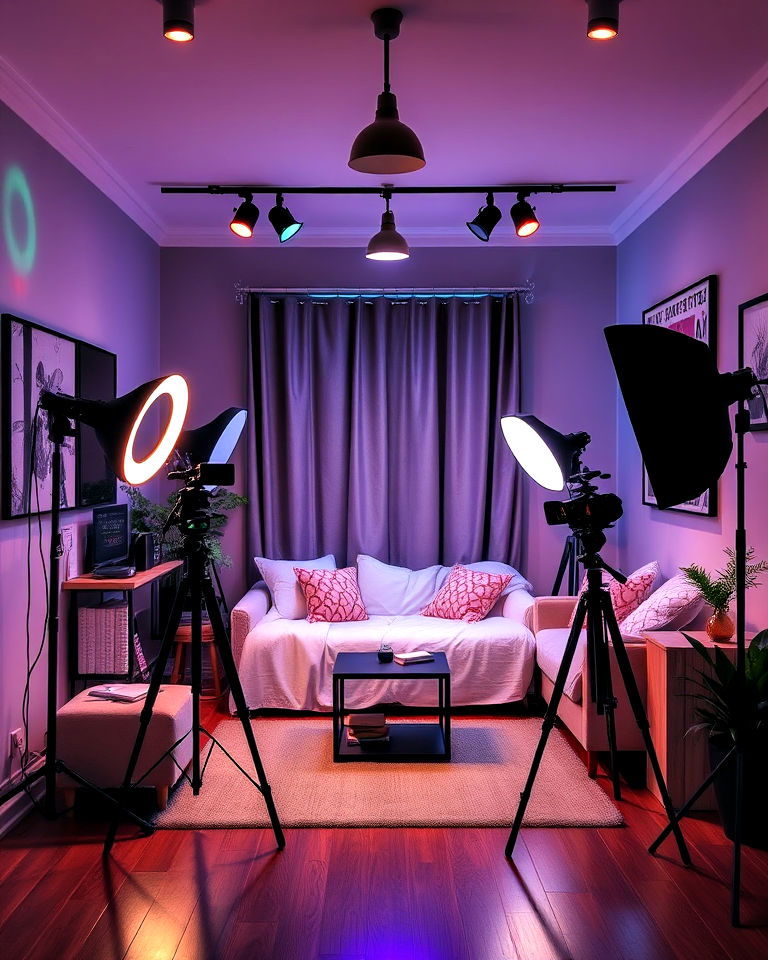 adjustable lighting setup