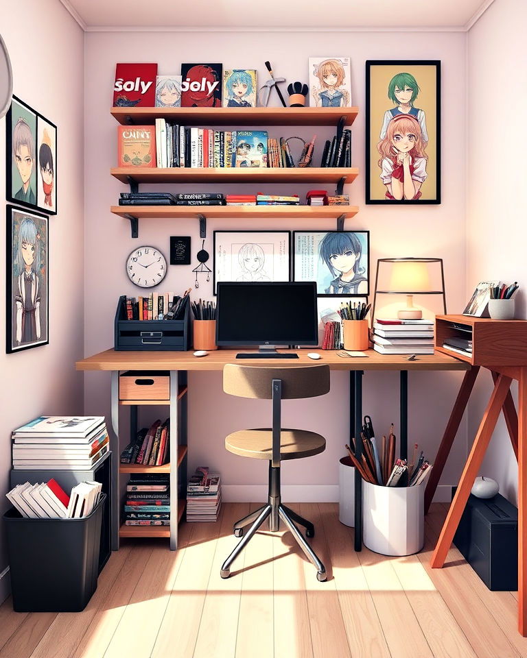 anime inspired art corner