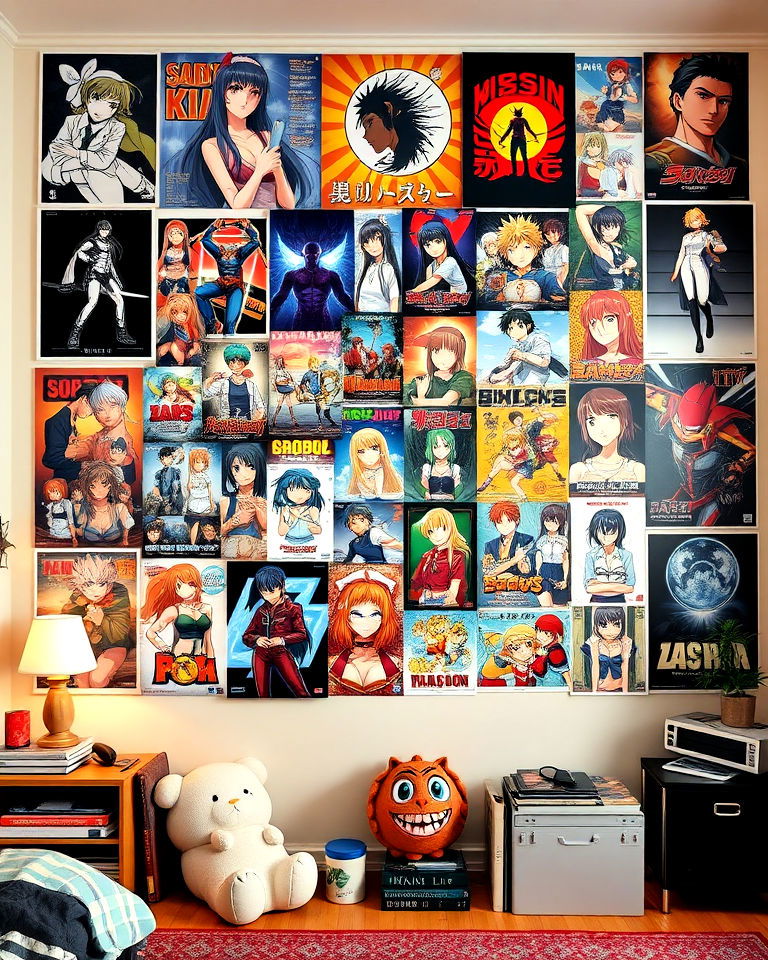 anime poster collage