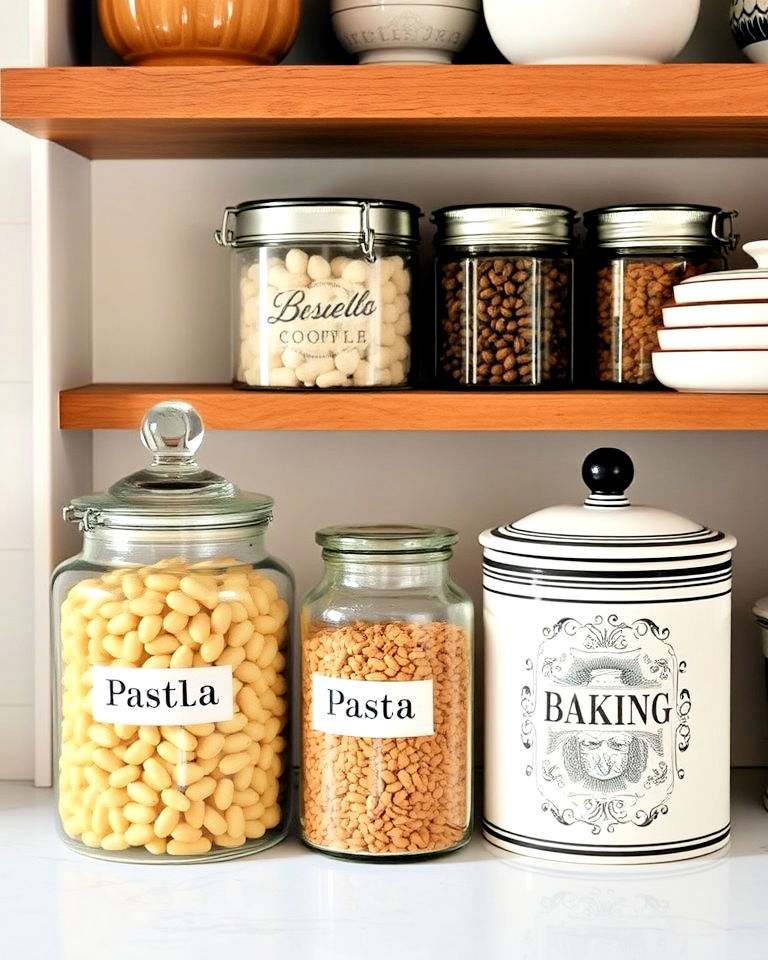 apothecary jars and canisters