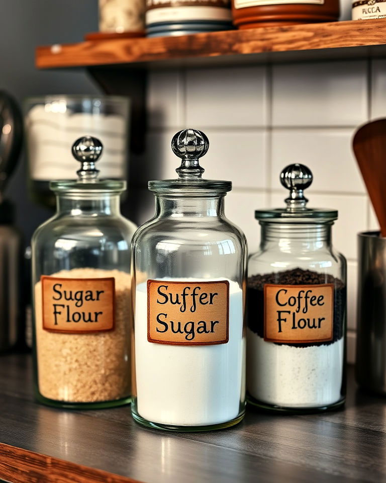 apothecary jars for storage