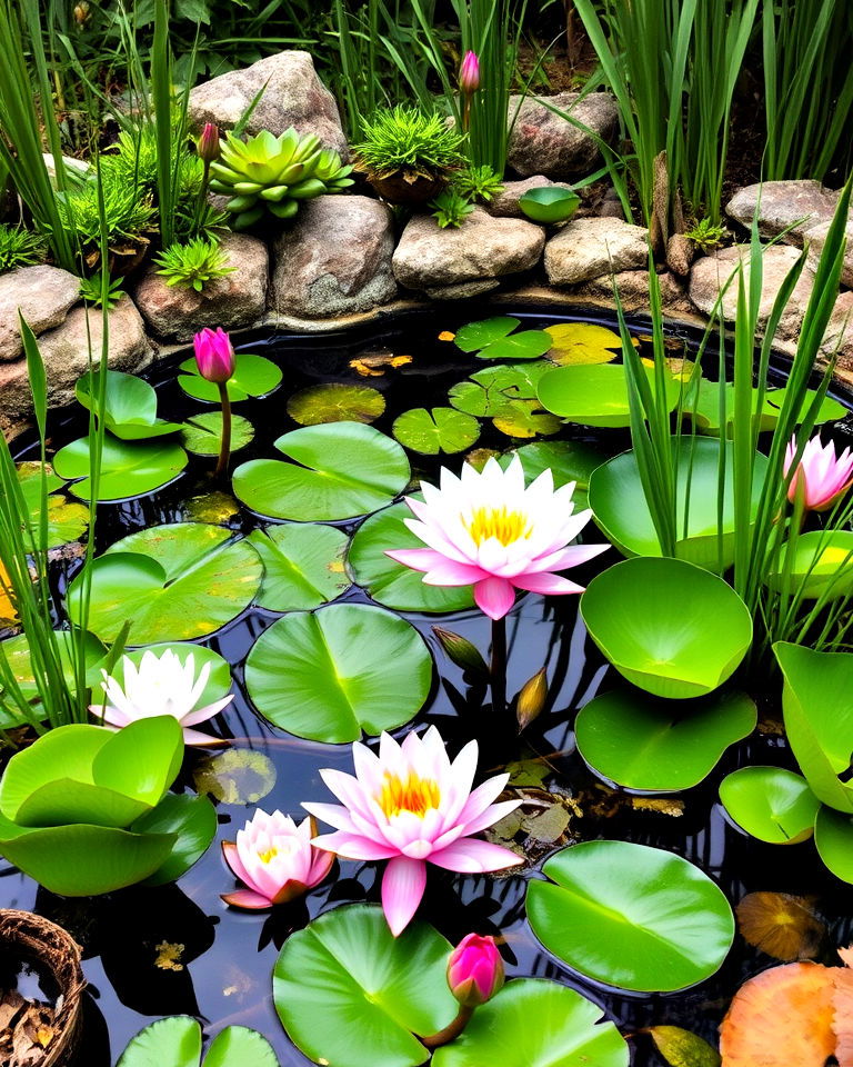 aquatic plants pond landscaping