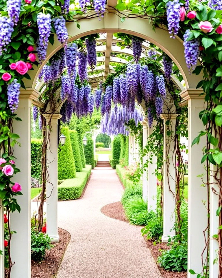 arbor or pergola walkway