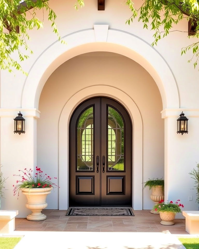 arched doorways and windows