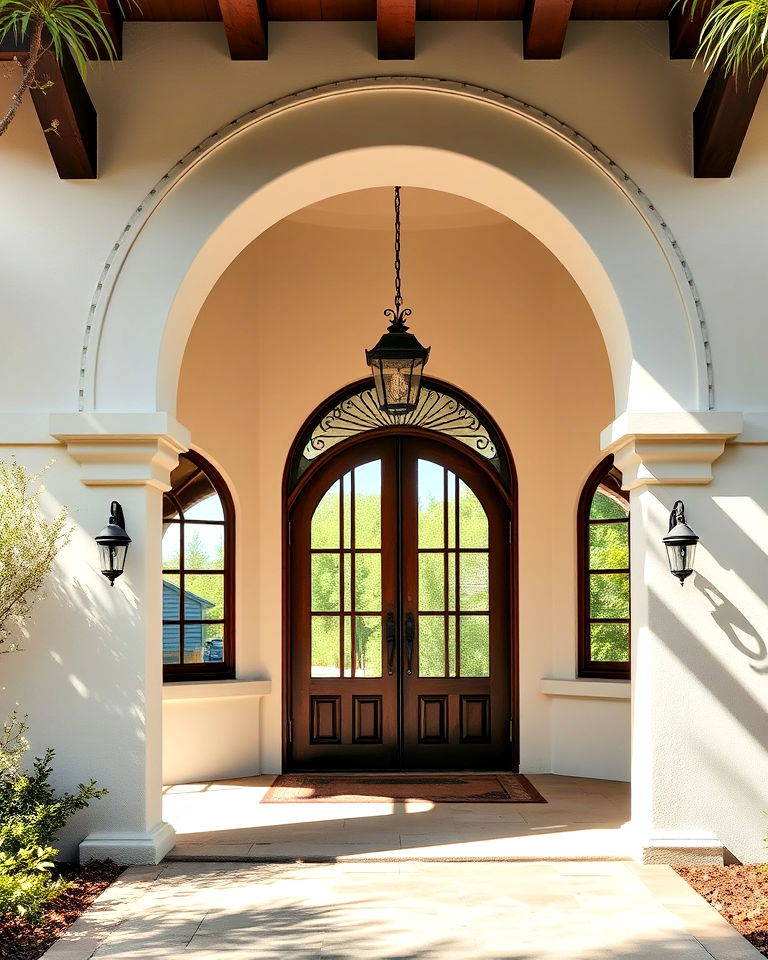 arched doorways and windows