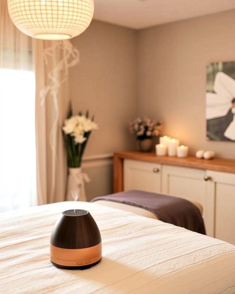 aromatherapy integration for massage room