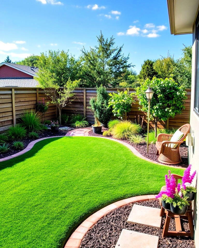 artificial turf garden