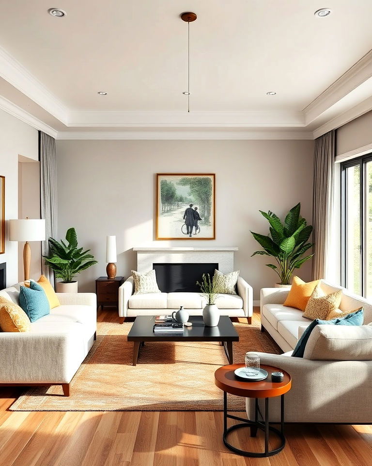 avoid overcrowding with furniture