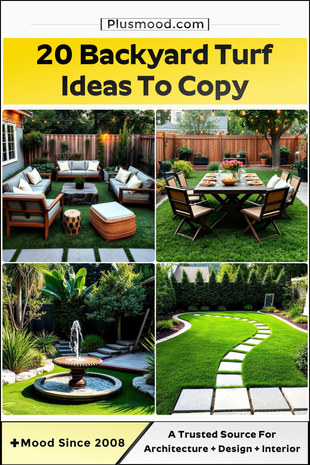 backyard turf ideas and inspiration