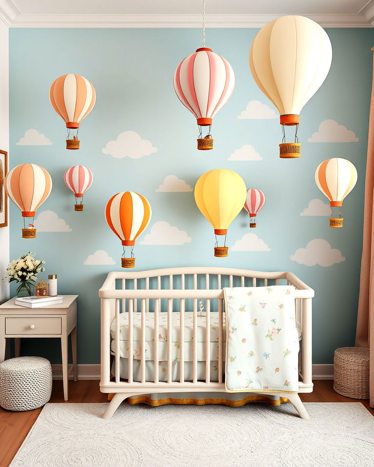 balloon adventure theme nursery