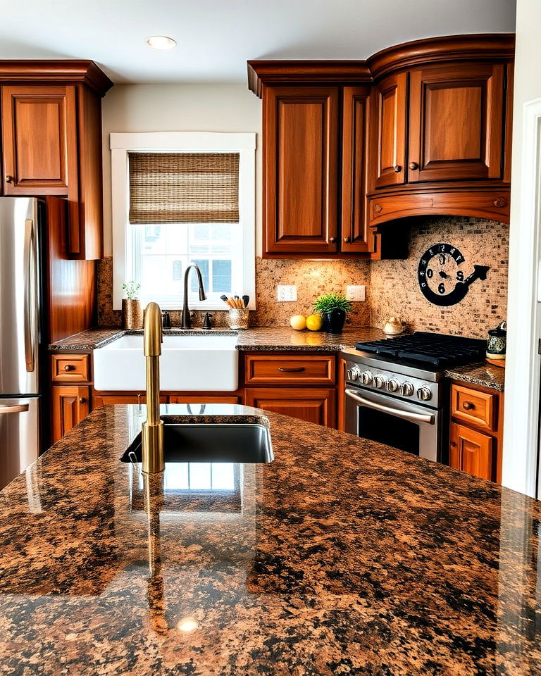 baltic brown granite countertop