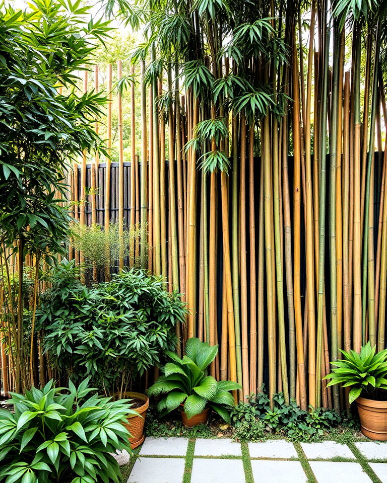 bamboo privacy screen