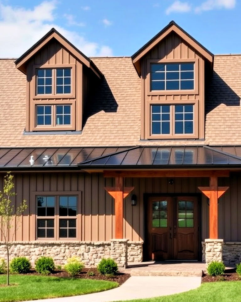 barn with dormer windows house exteriors