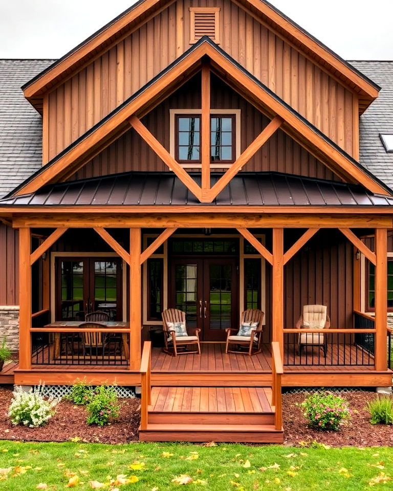 barn with wraparound porch design
