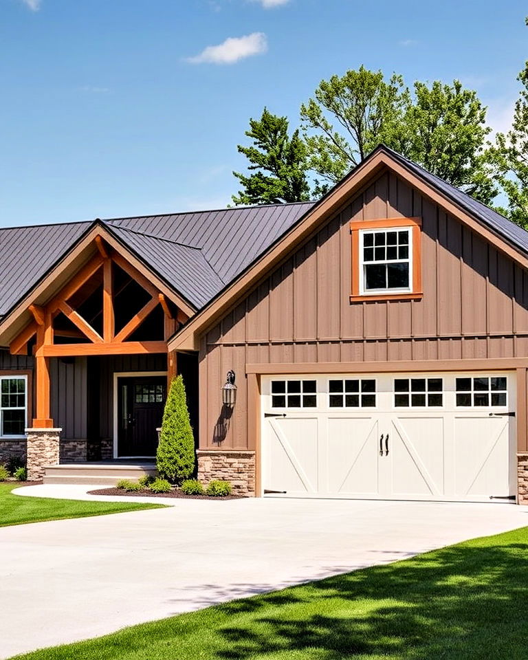 barndominium with attached garage