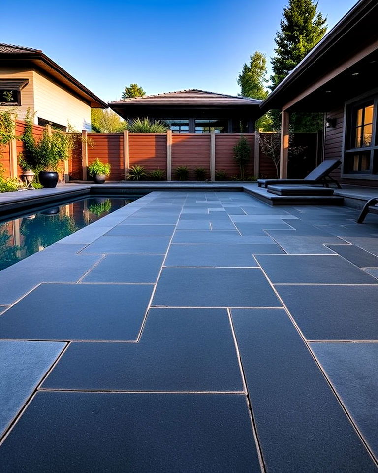 basalt pavers for sleek modernity