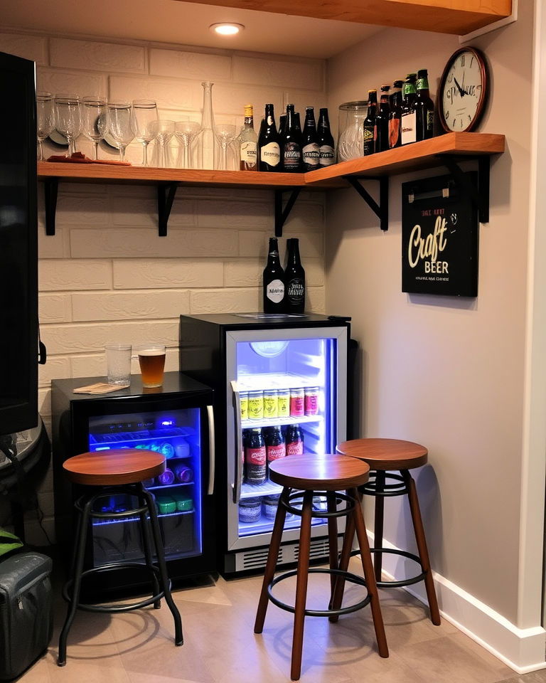 basement craft beer corner