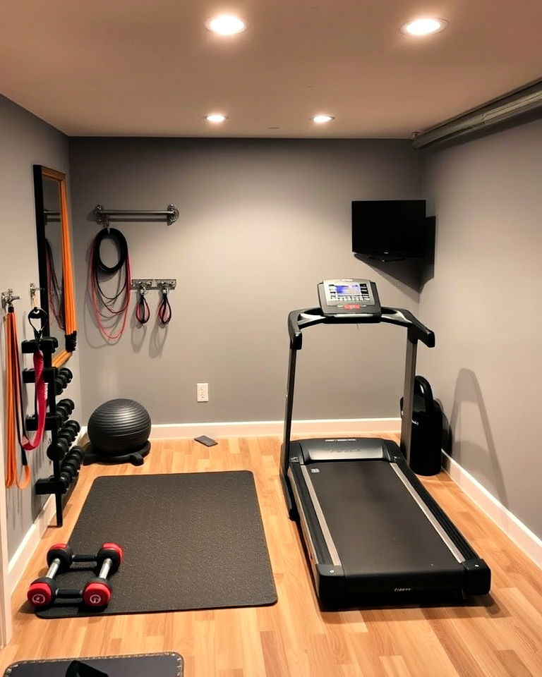 basement gym zone