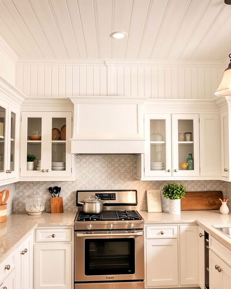 beadboard paneling for vintage charm