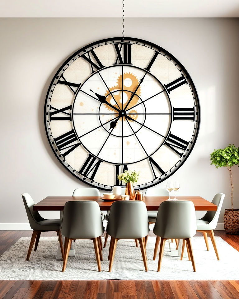 beautiful oversized clock