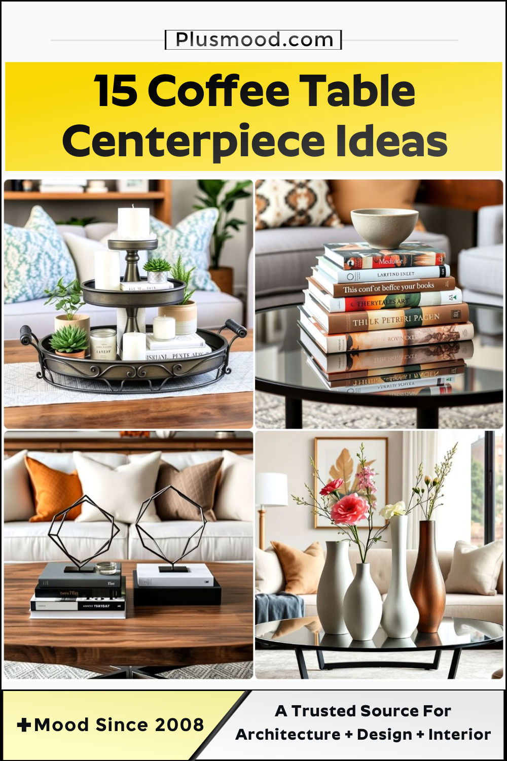 best coffee table centerpiece ideas
