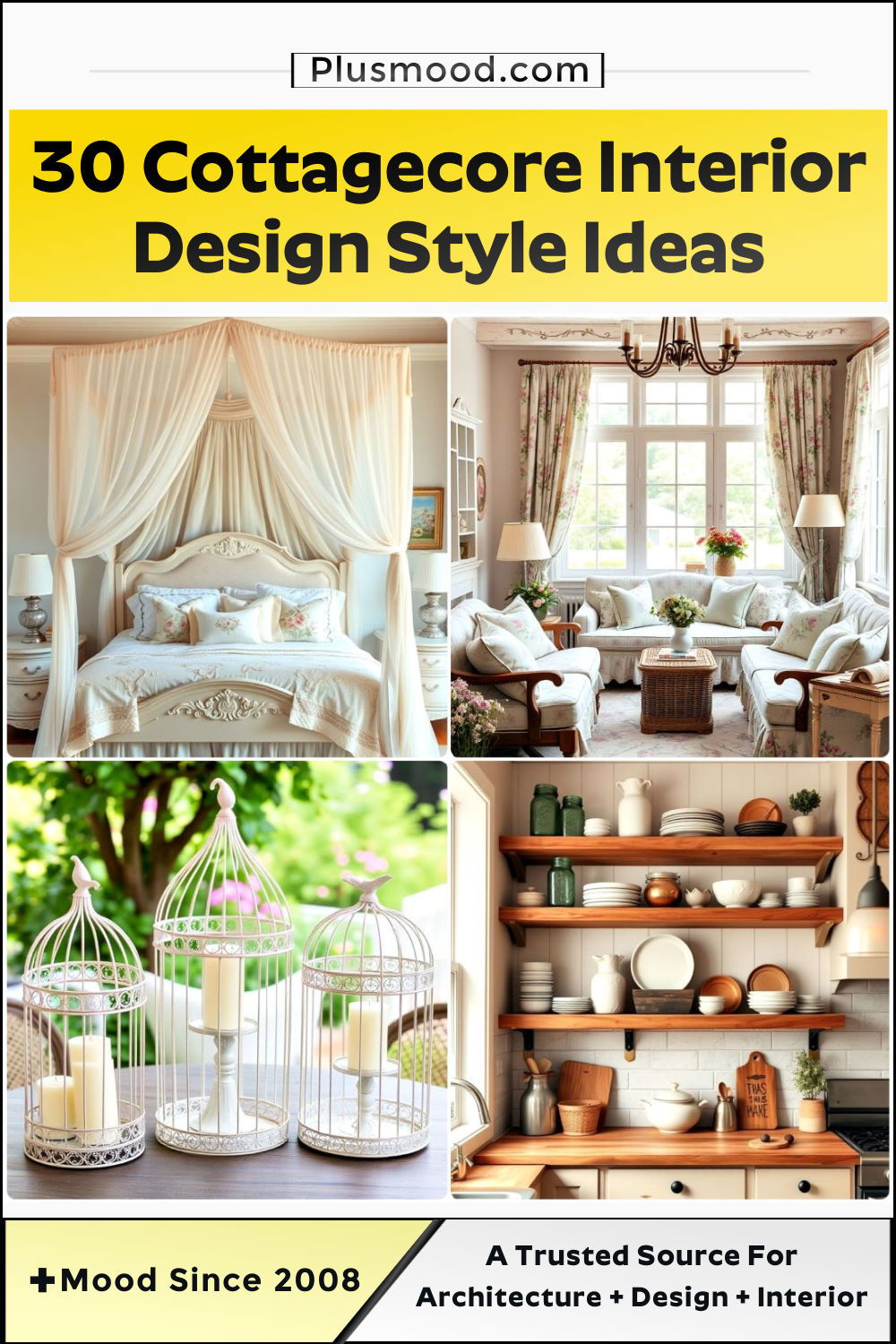best cottagecore interior design style ideas