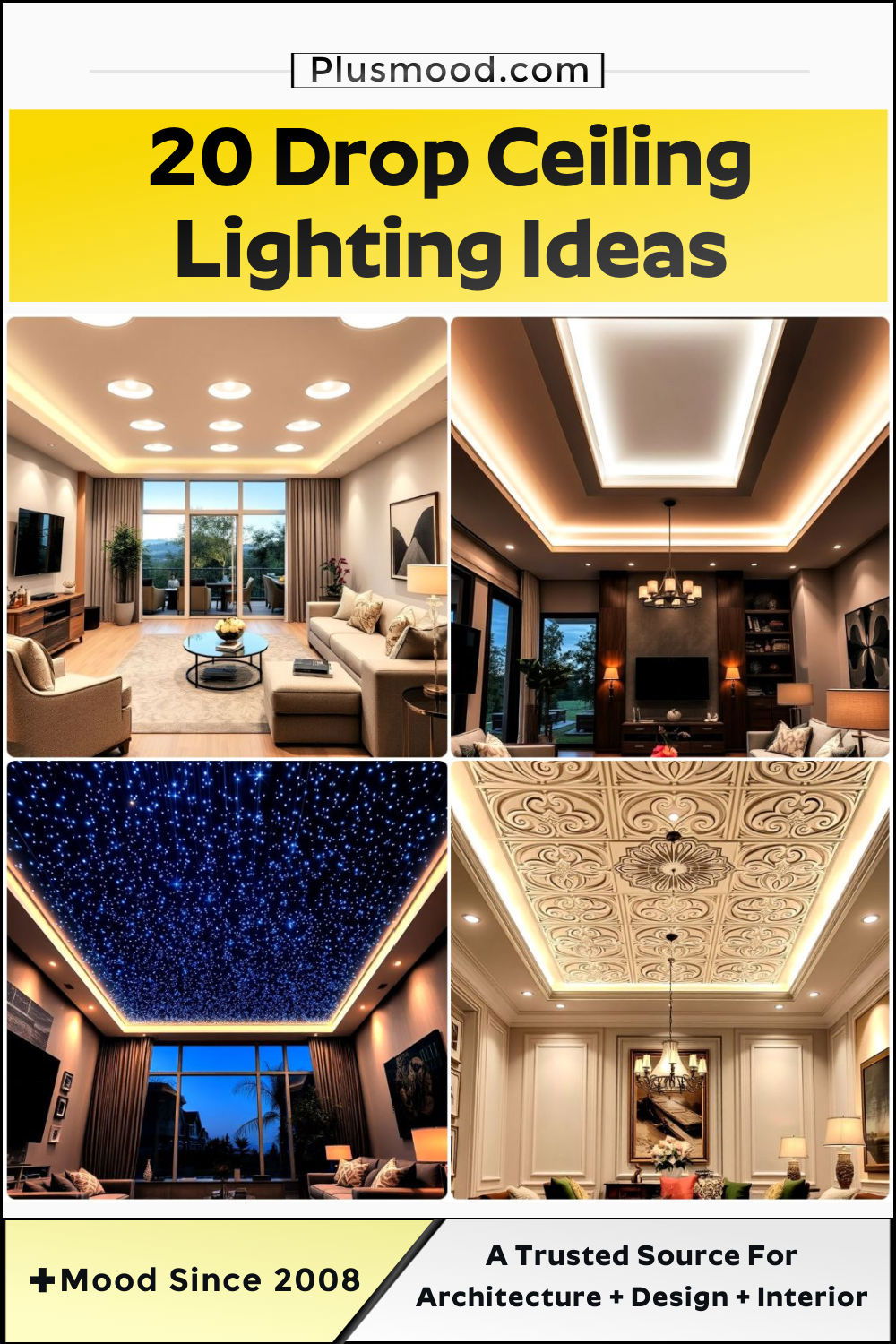 best drop ceiling lighting ideas