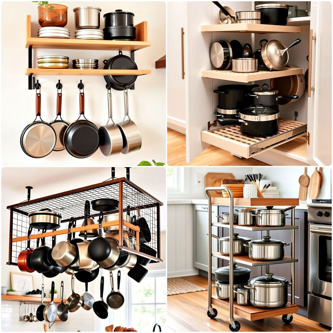 30 Pots and Pans Storage Ideas For Kitchen Organization