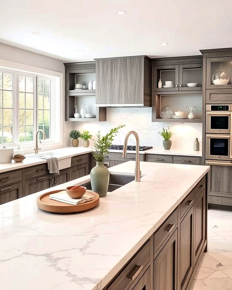 bianco venato marble countertop