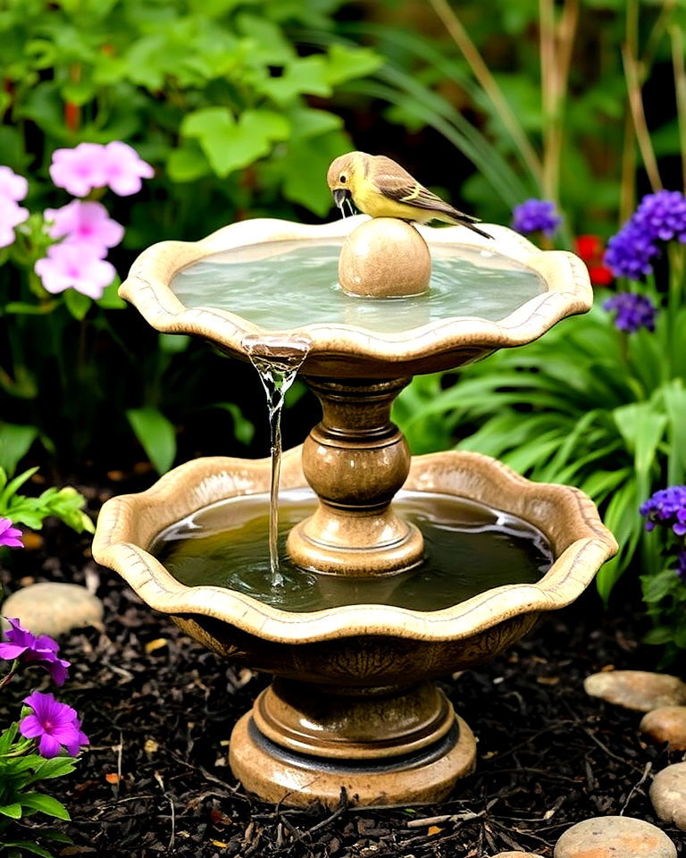 bird bath fountain
