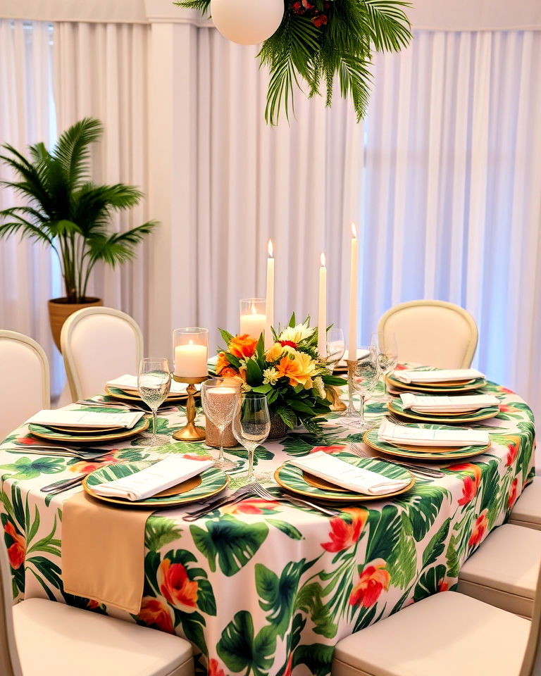 birthday party themed table settings