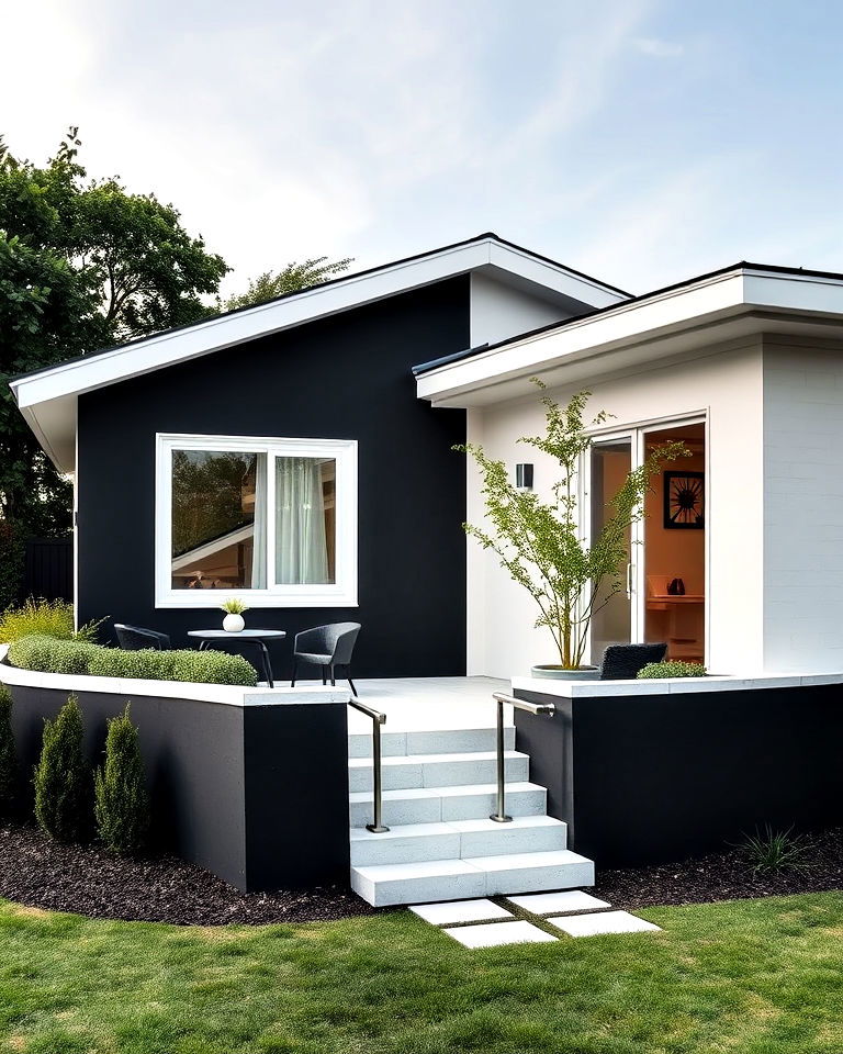 black accent walls