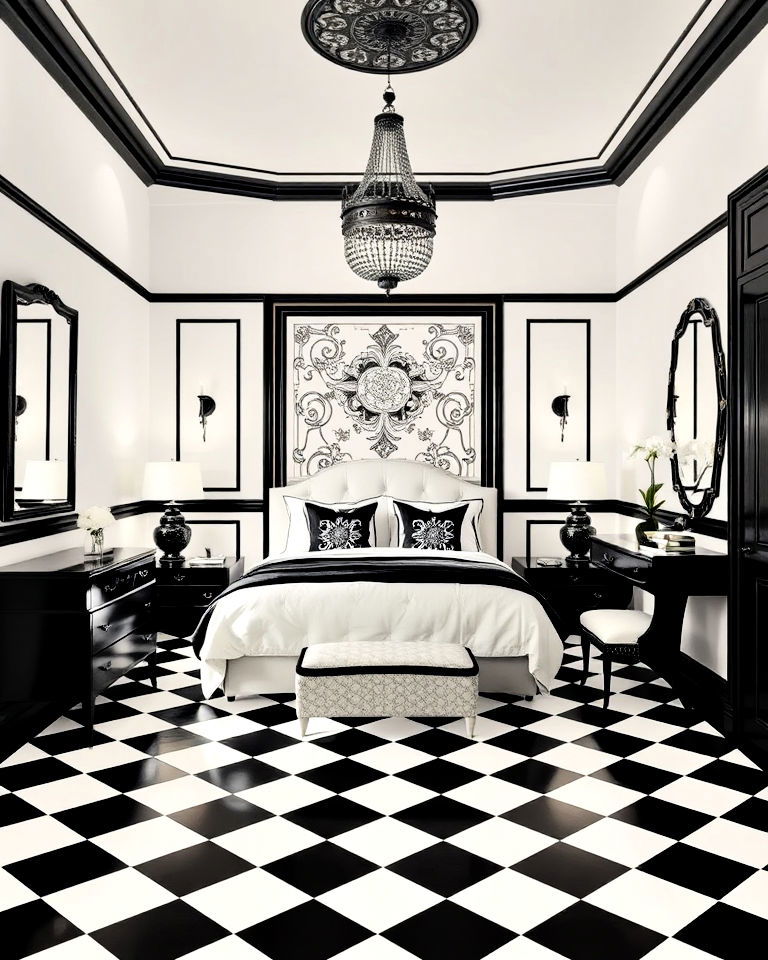 black and white contrast